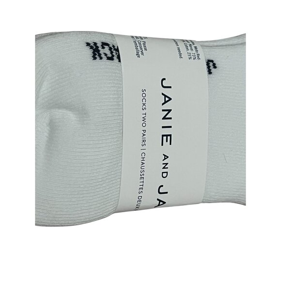 Janie & Jack Socks 1 Pair Boy Socks Sz 12-24 Months Navy Blue & Red - Picture 3 of 7